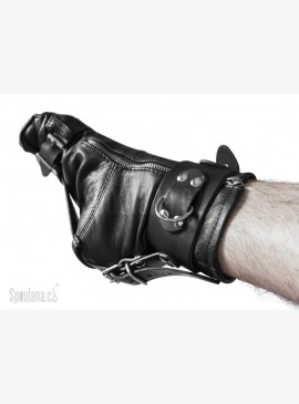 Kožené BDSM restriktivní ponožky